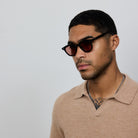 Man wearing Yume Noxie Black/Red sunglasses