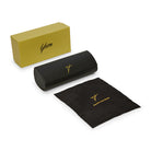 Yume hard case, gift box and cleaning cloth that come with every pair