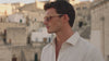 Video: model wearing Yume Somnia – Champagne Gold sunglasses