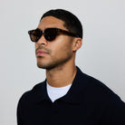 Man wearing Yume Noema Tortoiseshell sunglasses