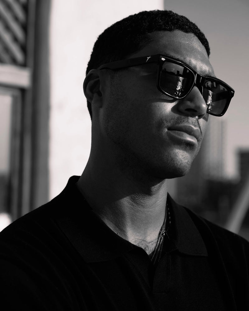 Somnia sunglasses styled for evening drinks